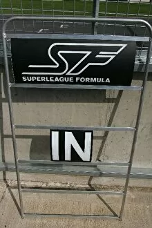 Super League Formula Gallery: Superleague Formula Testing: Superleague Formula pit board