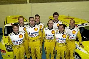 Team Picture Collection: Suzuki Junior World Rally Team: The 2004 Suzuki JWRC team