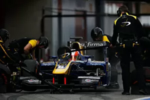 Images Dated 10th March 2016: test testing gp2 barcelona pit lane pit stop
