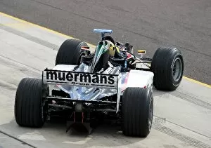 Images Dated 30th August 2003: Thunder at the Rock: A rear shot of the 2-seater Minardi