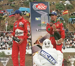 Tommi Makinen and Didier Auriol Race of Champions, Gran Canaria, 5/12/99 World HARDWICK
