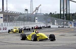 Images Dated 1st September 2003: Toyota Atlantic Championship: A.J. Allmendinger RuSPORT, leading on the opening lap of the race