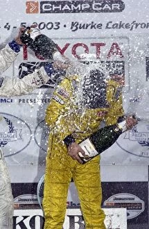 Toyota Atlantic Championship Gallery: Toyota Atlantic Championship: Race winner A.J. Allmendinger RuSPORT gets the champagne
