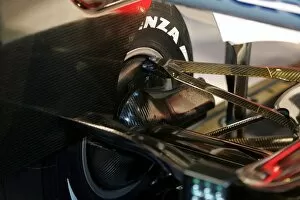 Images Dated 16th January 2006: Toyota TF106 Launch: TF106 rear suspension and wishbone detail