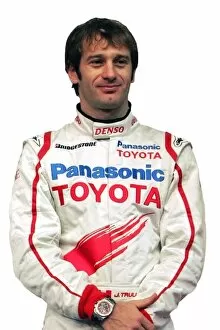 Images Dated 10th January 2008: Toyota TF108 Launch: Jarno Trulli Toyota