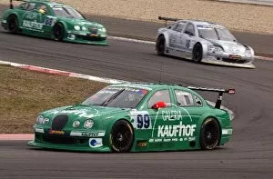 Images Dated 21st April 2003: V8 Star Championship: Race winner Robert Lechner, Galeria Kaufhof Team Zakspeed leads with a safe