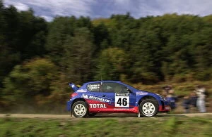 World Rally Championship Collection: Valentino Rossi Peugeot 206 WRC Test