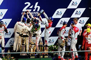 Images Dated 19th June 2016: Wec Endurance Podium Race Priority