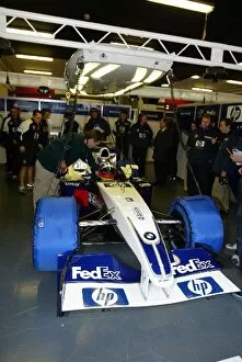 Images Dated 31st January 2003: Williams BMW FW25 Launch: Juan Pablo Montoya Williams BMW FW25