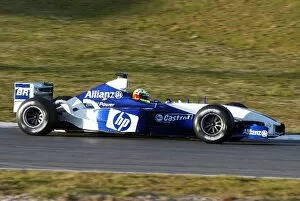 Images Dated 31st January 2003: Williams BMW FW25 Launch: Ralf Schumacher Williams BMW FW25