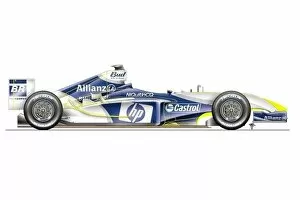Whole Car Gallery: Williams FW26 2004 multiple nose view: MOTORSPORT IMAGES: Williams FW26 2004 multiple nose view