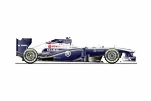 Images Dated 4th December 2018: Williams FW35 side view, Australian GP: MOTORSPORT IMAGES: Williams FW35 side view, Australian GP