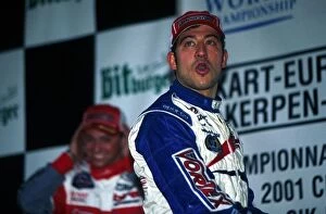2001 Gallery: World Karting Championship: Sauro Cesseti Winner in Race 1, 3rd In Race 2