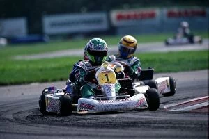 Images Dated 29th August 2001: World Karting Championships: Davide Fore won race Race 2