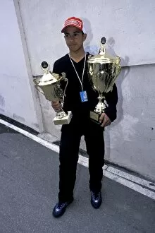 Images Dated 22nd January 2008: World Karting Championships: Winner Lewis Hamilton
