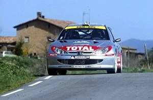 Images Dated 26th March 2001: World Rally Championshio: Didier Auriol Peugeot 206 WRC - Winner