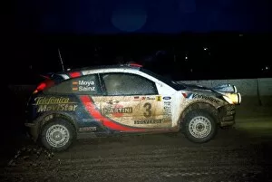 Images Dated 12th March 2001: World Rally Championship: Carlos Sainz / Luis Moya, Ford Focus WRC, 2nd place