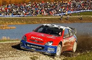 Images Dated 8th November 2003: World Rally Championship: Colin McRae with co-driver Derek Ringer Citroen Xsara WRC in action