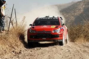 2008 WRC Gallery: World Rally Championship: Conrad Rautenbach, Citroen C4 WRC, on the shakedown stage