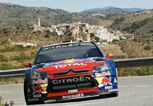 Images Dated 4th October 2008: World Rally Championship: Dani Sordo, Citroen C4 WRC, on stage 10