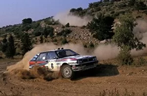 Images Dated 31st October 2003: World Rally Championship: Didier Auriol / Bernard Occelli Lancia Delta Integrale finished in 2nd