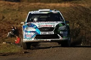 Images Dated 6th December 2008: World Rally Championship: Francois Duval Ford Focus WRC on Stage 10