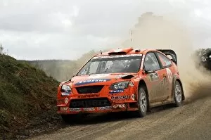 World Rally Championship: Henning Solberg, Ford Focus WRC, on stage 10