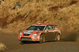 Cardiff Gallery: World Rally Championship: Henning Solberg Ford Focus WRC on stage 12