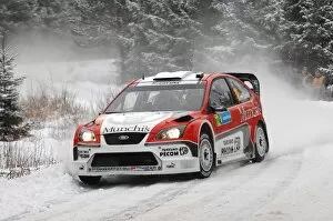 Images Dated 8th February 2007: World Rally Championship: Juan Pablo Raies on the shakedown stage