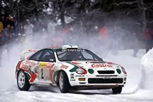 Images Dated 5th November 2007: World Rally Championship: Juha Kankkunen / Nicky Grist Toyota Celica GT-Four