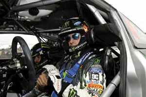 Cordoba Gallery: World Rally Championship: Ken Block Ford Fiesta RS WRC at the end of the final stage