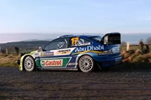 Images Dated 15th November 2007: World Rally Championship: Khalid Al Qassimi Ford Focus WRC on the shakedown stage