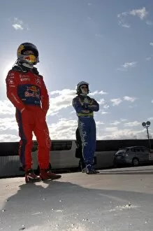 2008 WRC Gallery: World Rally Championship: L-R: Sebastien Loeb, Citroen, and Jari-Matti Latvala, Ford