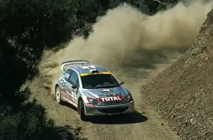 Images Dated 4th June 2001: World Rally Championship: Marcus Gronholm had a torrid rally, after leading the early stages