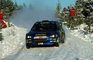 Images Dated 12th February 2001: World Rally Championship: Markko Martin, Subaru Impreza WRC, 12th place