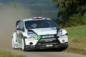 Adac Rally Deutschland Gallery: World Rally Championship: Matthew Wilson, Ford Fiesta RS WRC, on the shakedown stage