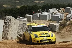 2009 WRC Collection: World Rally Championship: Michal Kosciuszko Suzuki on Stage 15