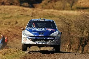 Images Dated 6th December 2008: World Rally Championship: Patrik Sandell Peugeot on stage 10