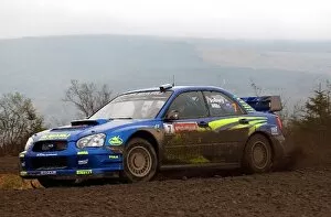 Images Dated 6th November 2003: World Rally Championship: Petter Solberg with co-driver Phil Mills Subaru Impreza WRC