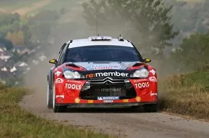Adac Rally Deutschland Gallery: World Rally Championship: Petter Solberg, Citroen DS3 WRC, on the shakedown stage