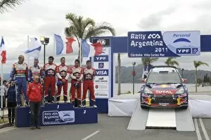 Villa Carlos Paz Collection: World Rally Championship: Rally Argentina Podium and Results