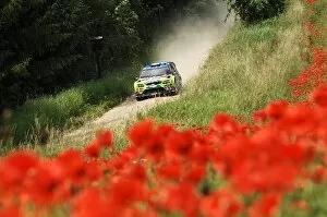 2009 WRC Collection: World Rally Championship: Rally winner Mikko Hirvonen, Ford Focus WRC, on stage 16