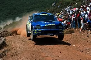 Images Dated 18th June 2001: World Rally Championship: Richard Burns Retired his Subaru on the final day