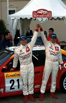 First Victory Gallery: World Rally Championship: Sebastien Loeb celebrates his stunning debut victory in the sole