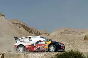 Images Dated 3rd April 2010: World Rally Championship: Sebastien Loeb Citroen C4 WRC on Stage 13