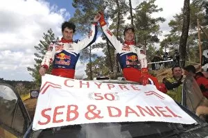 2009 WRC Collection: World Rally Championship: Sebastien Loeb and Daniel Elena Citroen C4 WRC