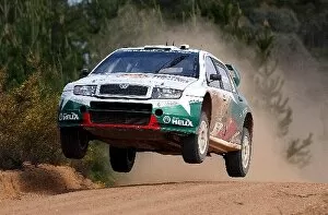 Images Dated 8th September 2003: World Rally Championship: Toni Gardemeister / Paavo Lukander Skoda Fabia WRC
