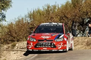 Images Dated 5th October 2008: World Rally Championship: Urmo Aava, Citroen C4 WRC, on stage 15