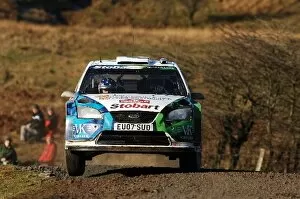 Cardiff Gallery: World Rally Championship: Valentino Rossi Ford Focus WRC on Stage 10