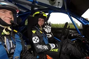 Images Dated 16th November 2006: World Rally Championship: Valentino Rossi Subaru Impreza WRC on the shakedown stage